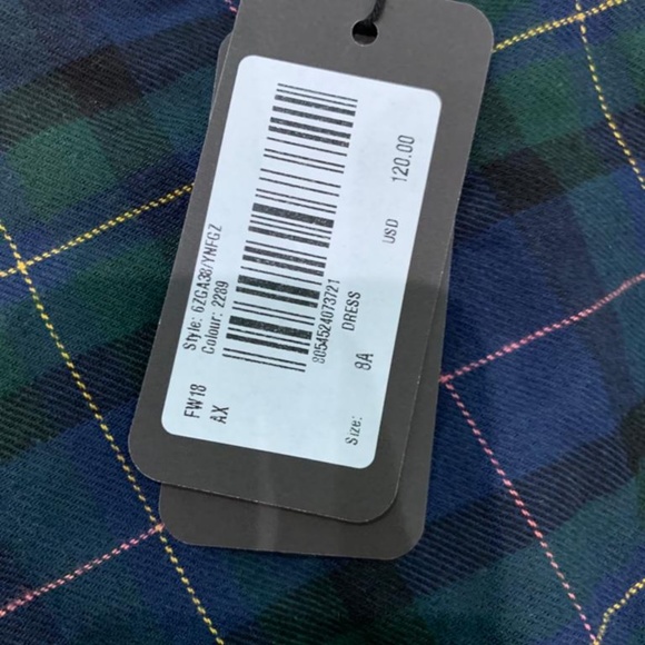 BRAND NEW Armani Exchange Check Dress - Picture 2 of 2